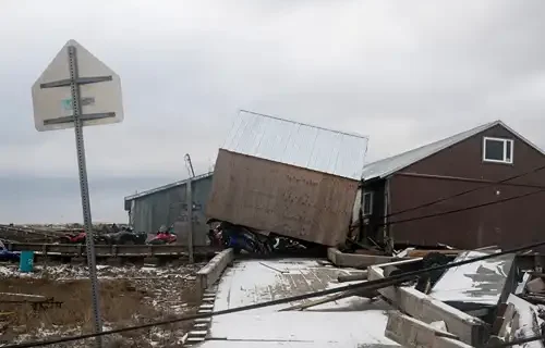 Coast Guard conducts post-storm assessments, cleanup operations in western Alaska