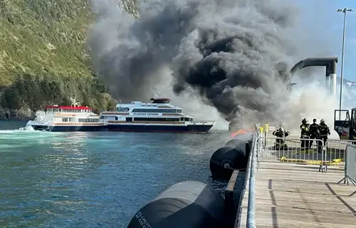 Coast Guard assists with Whittier pier fire response, investigation