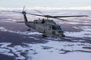 Photo By Alejandro Pena | U.S. Air Force HH-60G Pave Hawk helicopter aviators assigned to the 210th Rescue Squadron, 176th Wing, Alaska Air National Guard, conduct flight operations over Southcentral Alaska, Jan. 29, 2026. The HH-60 is the 176th Wing’s primary platform for personnel extraction since the all-weather helicopter can land in a variety of remote locations, and the crew can employ the rescue hoist when landing is not possible. (Alaska Air National Guard photo by Alejandro Peña)  see less | View Image Page

