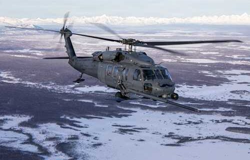 Alaska Air National Guardsmen rescue an injured cross-country skier