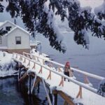 Photo: Wintery morning in Ouinkie, 1949. Smith Collection, courtesy of Tim and Norman Smith.