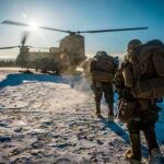 NORAD and U.S. Northern Command to conduct Arctic Edge 2026 Marines prepare to board a U.S. Army CH-47 Chinook, prior to a raid on a long range radar site, at Fort Greely, Alaska, Feb. 27, 2020, during U.S. Northern Command exercise Arctic Edge 2020. AE20 is the largest joint exercise scheduled in Alaska this year. Approximately 1,000 U.S. military personnel will participate in the multi-service exercise. The exercise is conducted under the authority of North American Aerospace Defense Command and NORTHCOM. (U.S. Marine Corps photo by Lance Cpl. Jose Gonzalez)