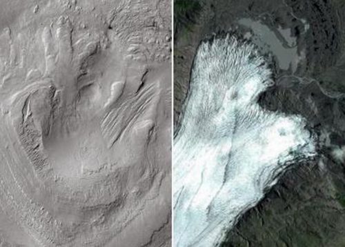 Curiosity Travels through Ancient Glaciers on Mars
