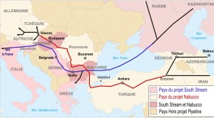 Pipeline South Stream and Nabucco. Image-Boban Markovic