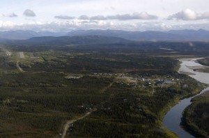 Aerial view of Ambler. Image-ANTHC