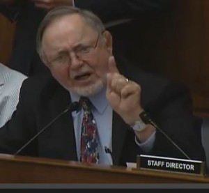 Don Young debating the Regulatory Dertainty Act of 2014. Credit-House Transportation and Infrastructure Committee