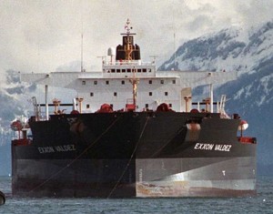 The Exxon Valdez oil tanker