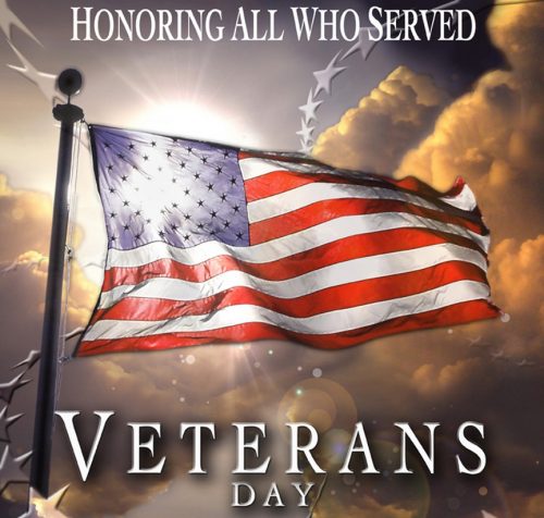 In Honor of All of Our Veterans on this, their Day