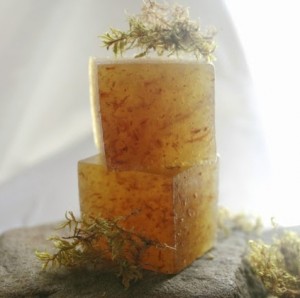 New natural anti-bacterial soap using spicy essential oils, healing stinkweed oil, and exfoliating/healing wild crafted arctic moss.