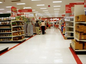 Interior of Target store. Image-Peter Romano