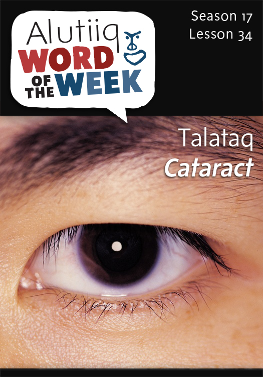 Cataract-Alutiiq Word of the Week-February 15