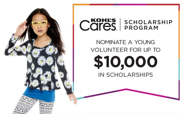Kohl’s Cares Scholarship Program Nomination Period Ends March 13