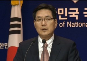 South Korean Defense Ministry Spokesman Kim Min-seok called today's launch of short range missiles by North Korea a "provocation." Image-South Korean press 