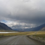 Mile 256 on the Dalton Highway, north of the Continental Divide in the Brooks Range, Alaska. Photo by Micah Bochart