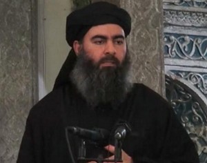 The pledge of allegiance to IS by the terrorist group Boko Haram was accepted by Abu Bakr al-Baghdadi shown here. Image-Al-Furqān Media