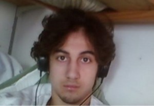 Dzhokhar Tsarnaev is pictured in this handout photo presented as evidence by the U.S. Attorney's Office in Boston