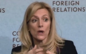 Lael Brainard speaking at the Council on Foreign Relations on global economic outlook. Image-screenshot Council on Foreign Relations/YouTube