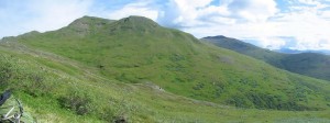 A view from the remote Kankone Peak vegetation study area in Denali National Park. Photo by Carl Roland.