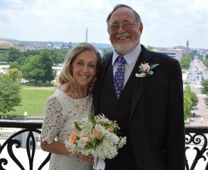 Representative Young posted a picture of himself and his new bride on a balcony of the U.S. Capitol on his Twitter page following his wedding.