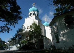 Kodiak's Holy Resurrection Cathedral was vandalized on Wednesday evening. Image-Orthodox Church in America