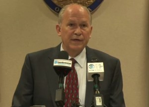 Alaska's Governor Walker discussing the special investigation into allegations of sexual abuse in the Alaska National Guard on Monday. Image-State of Alaska
