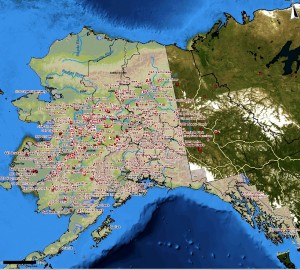 The Alaska Interagency Coordination Center's map shows the multitude of fires now burning in the state. The interactive map can be accessed at AICC/Fire Information.