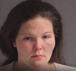 Sandra McClary was arrested for leaving her 6 week old baby alongside the highway Saturday. Image-Maryland booking photo