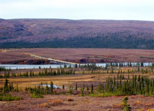 The Denali Highway crosses the Susitna River at mile 79.5, the vicinity where two campers were shot and killed during the Fourth of July holiday. Image-Beeblebrox (Wikipedia-Creative Commons)