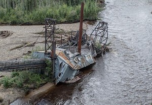 The Lost Chicken Dredge on Mosquito Fork