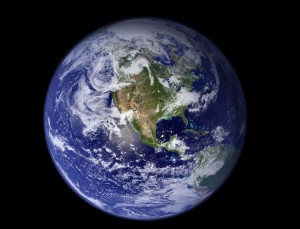 This view of Earth comes from NASA's Moderate Resolution Imaging Spectroradiometer aboard the Terra satellite. Image credit: NASA