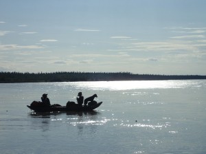 The middle Tanana River, as quiet now as it was a century ago. Photo by Ned Rozell.