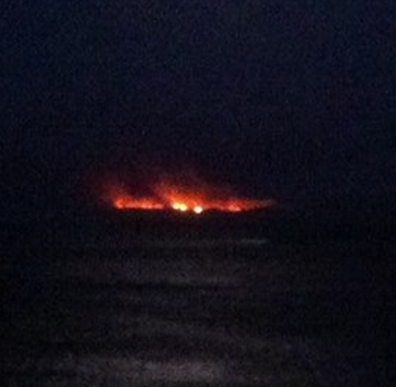 Huge Wildfire Burns in Chiniak