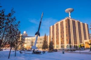 The UAF's Geophysical Institute in Fairbanks. Image-UAF
