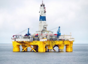 Drilling ship Polar Pioneer in the Chukchi Sea, August 2015. Image-Shell
