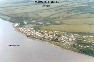 Aerial view of Marshall, Alaska. Image-Jim Buckingham/FAA