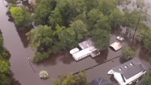 Flooding in South Carolina has hit epic proportions, and more rain is on the way. Image-VOA