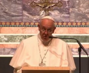 Pope Francis at weekly prayer following visit to U.S. Image-Screengrab