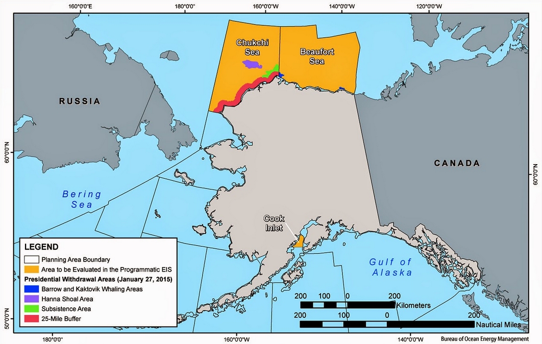 Department of Interior Cancels Two Chukchi, Beaufort Sea, Lease Sales