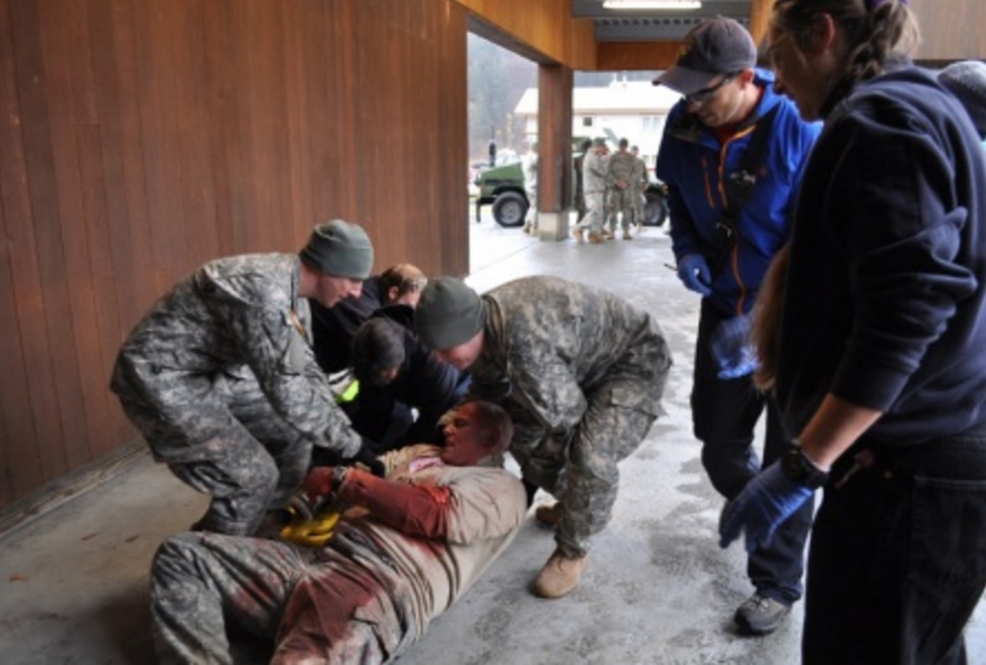 Guardsmen Train and Engage with the Valdez Community