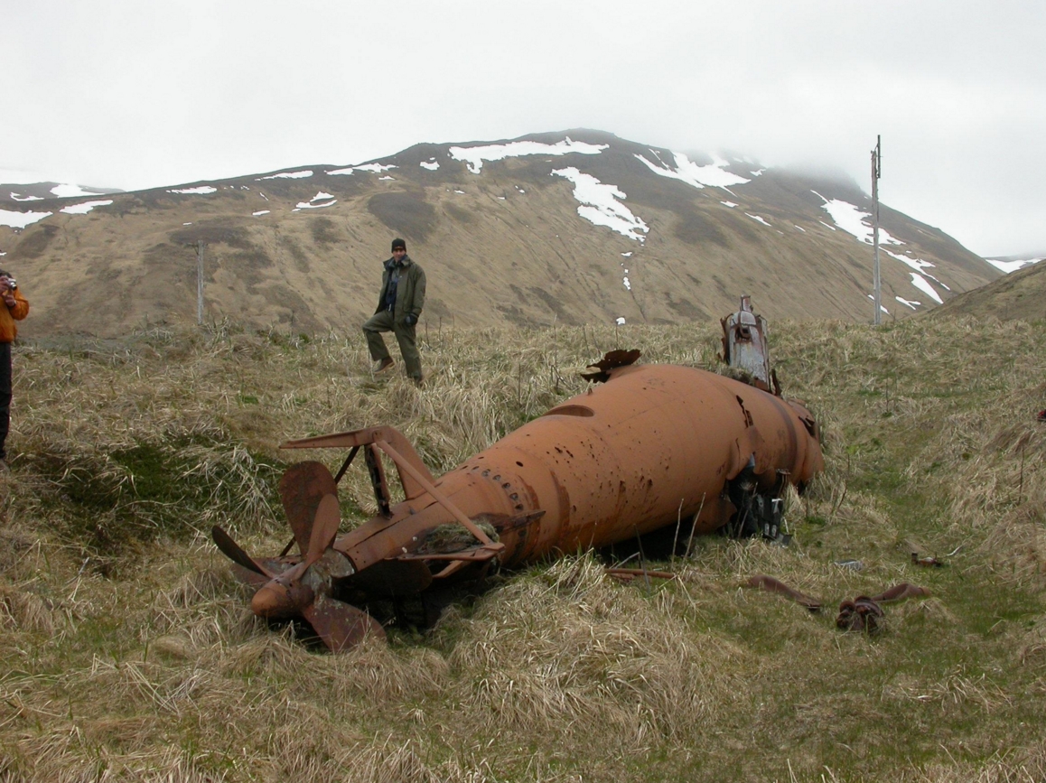 Human-Powered Torpedo on an Alaska Island