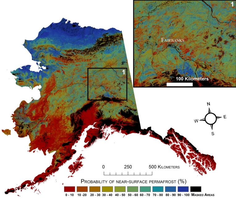 USGS Projects Large Loss of Alaska Permafrost by 2100