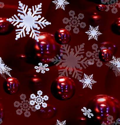 christmas-snowflake-red-background