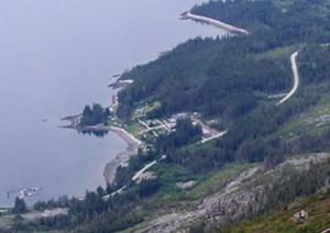 Aerial view of Kasaan, in Southeast Alaska. Image-kasaan.org screengrab