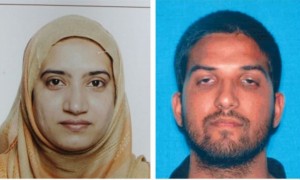 DMV photos of Tashfeen Malik, left, and Syed Farook.