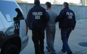 Saado Mohamed Ibrahim being escorted out of the United States by ICE agents. Image-ICE