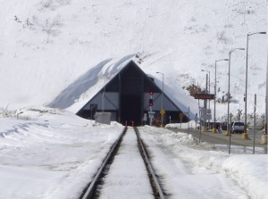 The Anton Anderson Tunnel looking north. Image-Railroad forums