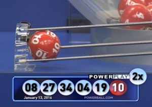 Wednesday's winning Powerball numbers.Image-Powerball