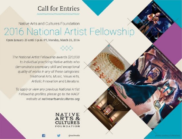 National Artist Fellowship Call for Entries