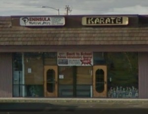 The Peninsula Martial Arts dojo remains closed as charges continue to stack up against its instructor, Michael Hancock. Image-Google Maps