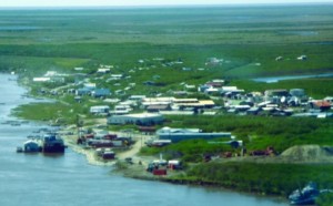 Emmonak is a community with an estimated population of 750 along the banks of the Yukon River near the Bering Sea. Image-Calista Corp.